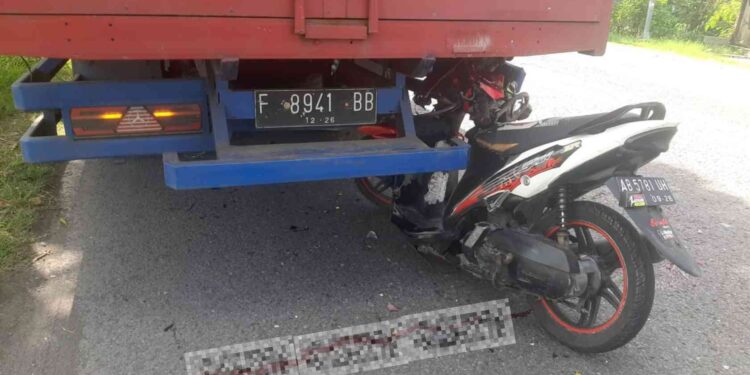 Kecelakaan Maut di Srandakan Bantul, Pengendara Motor Tewas Tabrak Truk Parkir