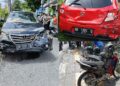 Kondisi Kendaraan Pasca Kecelakaan di Jl. Timoho