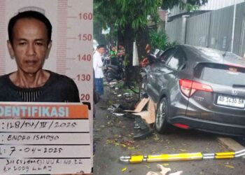 Polisi Tetapkan Pengemudi HRV Tersangka Kasus Kecelakaan di Wiyoro Bantul
