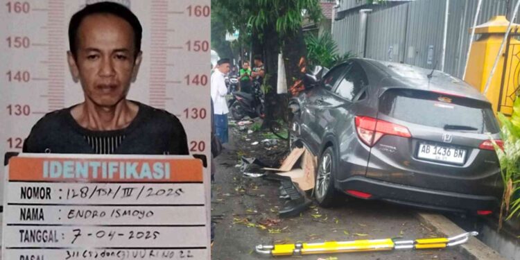 Polisi Tetapkan Pengemudi HRV Tersangka Kasus Kecelakaan di Wiyoro Bantul