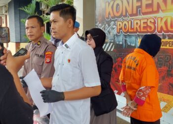 Polres Kulon Progo Melakukan Konferensi Pers Kasus Korupsi