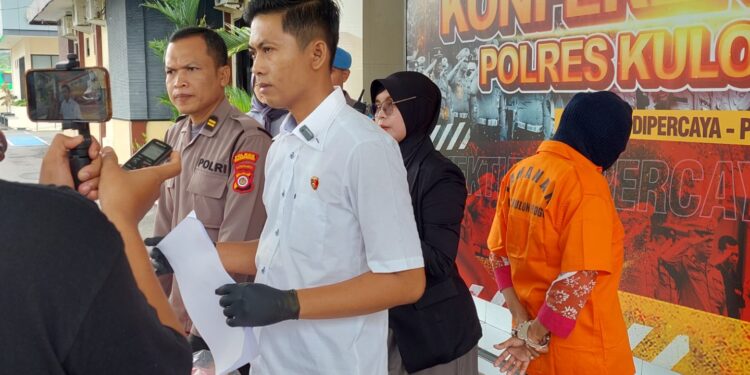 Polres Kulon Progo Melakukan Konferensi Pers Kasus Korupsi