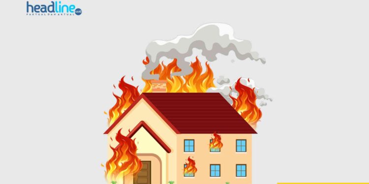 Ilustrasi Gambar Kebakaran