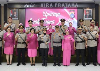 Kapolres Bantul Pimpin Sertijab Lima Perwira Resmi Berganti Jabatan