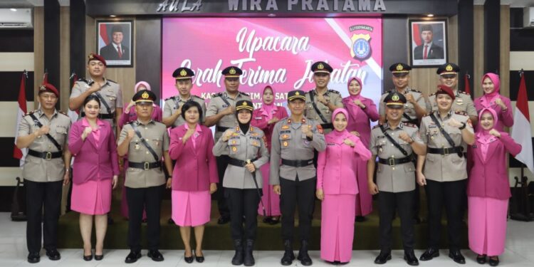 Kapolres Bantul Pimpin Sertijab Lima Perwira Resmi Berganti Jabatan