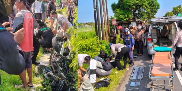 Kecelakaan lalu lintas terjadi di Jalan Jogja–Wonosari, tepatnya di barat Puskesmas Payak, Dusun Bintaran