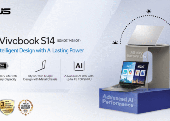 Laptop AI 2025 Asus Vivobook S14 Partner Andal untuk Profesional dengan Mobilitas Tinggi
