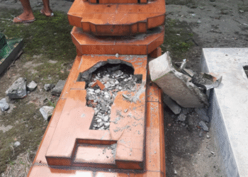 Pengrusakan Nisan di Makam Ngentak Baturetno Banguntapan Bantul