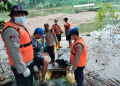 Petugas Gabungan Melakukan Evakuasi Mayat Perempuan di Waduk Sermo Kulon Progo