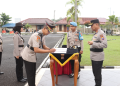 Polres Kulonprogo Lakukan Sertijab Pejabat Utama dan Kapolsek