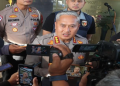 Kapolresta Sleman, Kombes Pol. Edy Setyanto Erning Wibowo, SIK, MH, memberikan pernyataan resmi kepada awak media melalui sesi doorstop