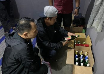 Polres Kulonprogo Sita 456 Botol Miras Ilegal dalam Operasi Gabungan