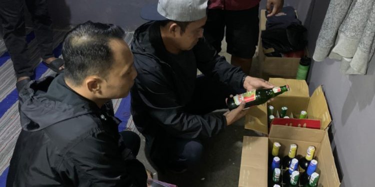 Polres Kulonprogo Sita 456 Botol Miras Ilegal dalam Operasi Gabungan