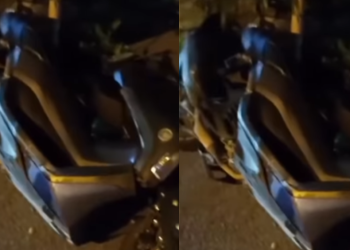 Suzuki GSX Hilang Kendali, Tabrakan di Depan Salon Thalaso Sleman Tak Terhindarkan