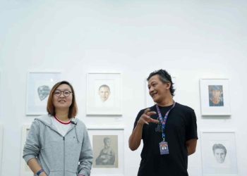 Wamenekraf Irene Umar melihat kreativitas anak hingga seniman berkolaborasi di ARTJOG 2025, Jogja National Museum, Yogyakarta