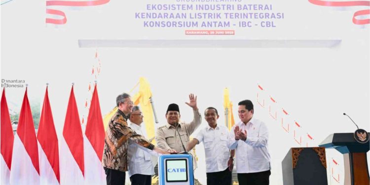 Presiden Prabowo Resmikan Proyek Baterai Terintegrasi Terbesar se-Asia Tenggara: Langkah Nyata Menuju Hilirisasi Nasional