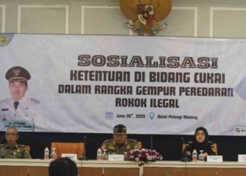 Satpol PP Kota Malang Gencarkan Sosialisasi Cukai: Fokus Gempur Rokok Ilegal di Kalangan Muda