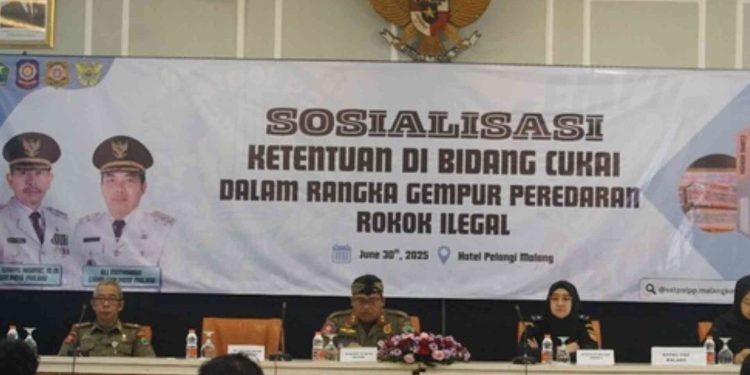 Satpol PP Kota Malang Gencarkan Sosialisasi Cukai: Fokus Gempur Rokok Ilegal di Kalangan Muda