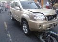 Sebuah mobil Nissan X-Trail menabrak beberapa kendaraan hingga menyebabkan kecelakaan di Jalan Parangtritis Km 24, Kretek, Bantul