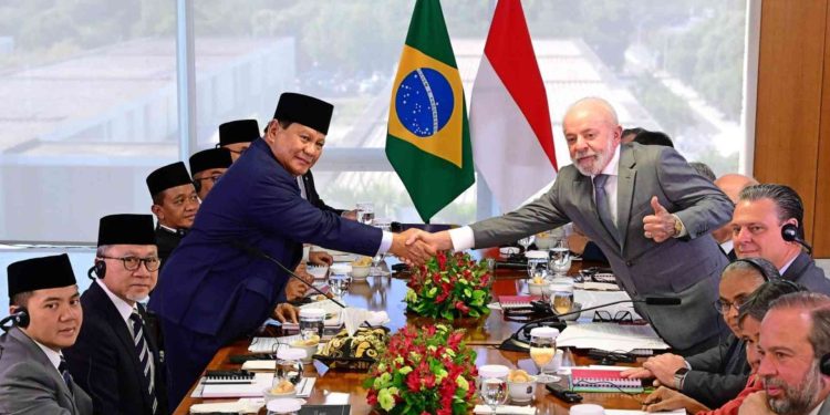 Pererat Diplomasi Selatan-Selatan, Prabowo Temui Presiden Brasil Lula di Brasilia