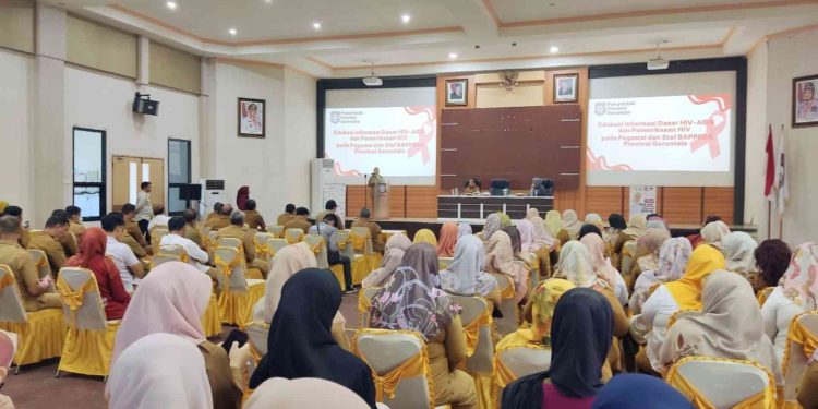 KPA Gorontalo Gencarkan Deteksi Dini HIV/AIDS Lewat Roadshow Perdana di Bapppeda