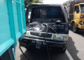 Kondisi Suzuki Carry usai terlibat kecelakaan beruntun di Ring Road Selatan Bantul
