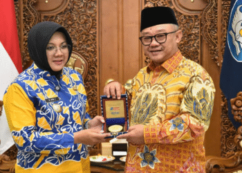 Bupati Siak, Afni Zulkifli menemui Menteri Pendidikan Dasar dan Menengah Indonesia, Abdul Mu'ti di Jakarta