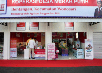 Ilustrasi Gambar Kopdes Merah Putih