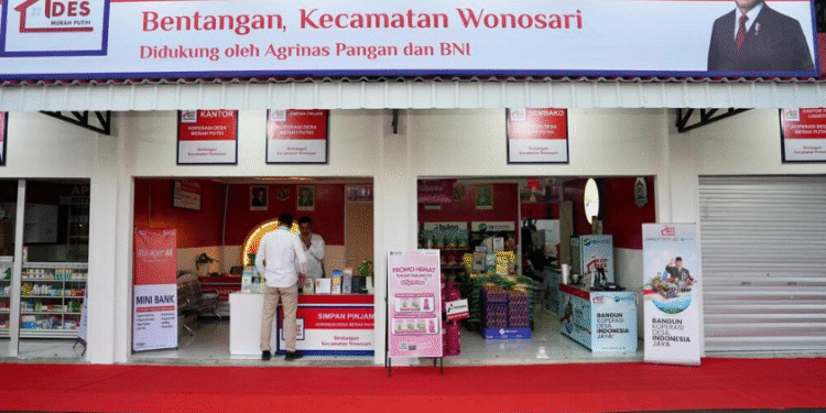 Ilustrasi Gambar Kopdes Merah Putih