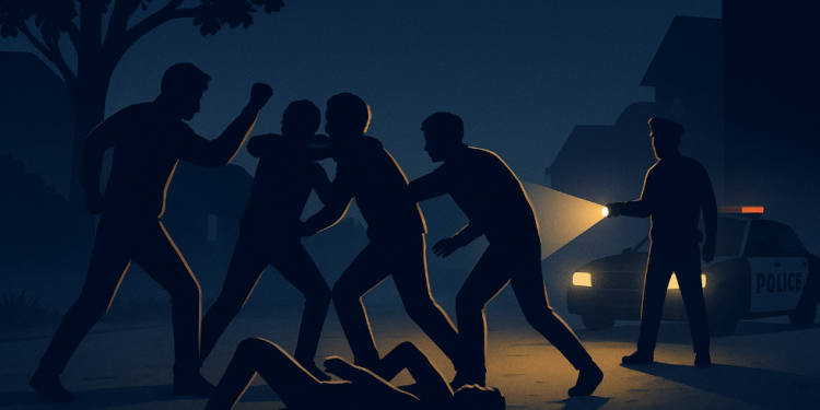 Ilustrasi Gambar Pengeroyokan pengeroyokan remaja di Dusun Nengahan, Trimurti, Bantul