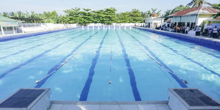 Ilustrasi Kolam renang yang digunakan program Jumat Berenang bagi ASN dan Tenaga Kontrak di Sergai