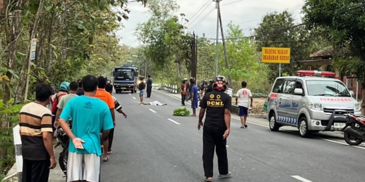 Kecelakaan di jl Baron Km 5 Nenek 65 Tahun Meninggal Usai Tertabrak Isuzu Panther