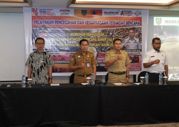 Pembukaan kegiatan Workshop Penyusunan Rencana Kontingensi Banjir DAS Barito