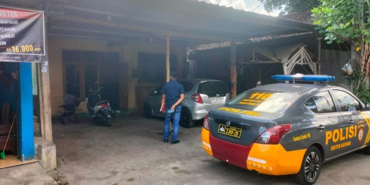 Polisi Melakukan Penyelidikan Dugaan Penganiayaan di selatan Jembatan Winongo, Tirtonirmolo, Kasihan Bantul