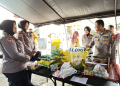 Polres Kulonprogo Gelar Bazar Pangan Murah Sambut HUT RI ke-80 di Pasar Sribit