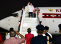 Presiden Republik Indonesia, Prabowo Subianto bertolak kembali ke Indonesia setelah menghadiri Parade Hari Nasional Singapura 2025