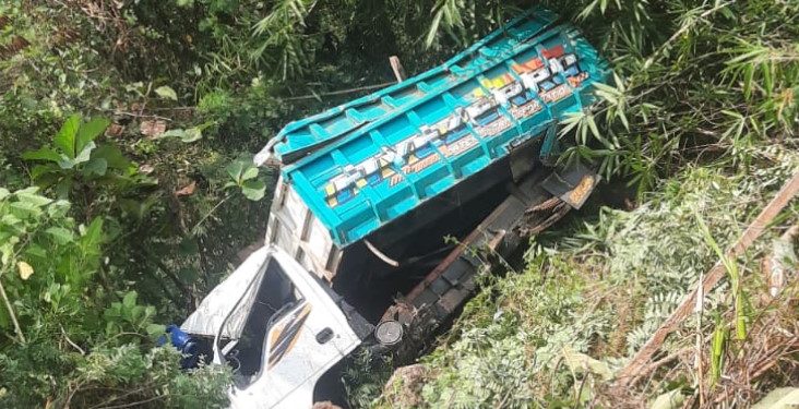 Rem Blong di Jalan Menurun, Truk Ringsek Usai Masuk Jurang di Pengasih