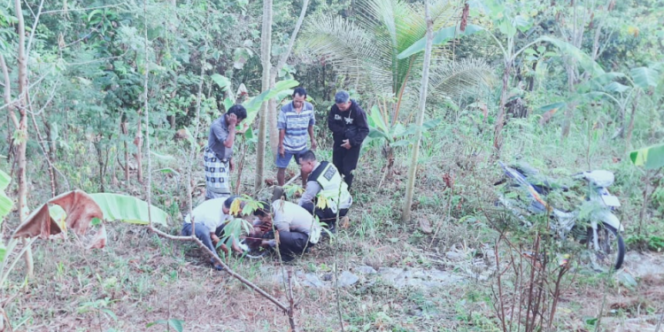 Seorang pengendara lanjut usia terjatuh ke jurang sedalam 3 meter di bawah Bukit Bego, Imogiri, Bantul, akibat mengantuk saat berkendara
