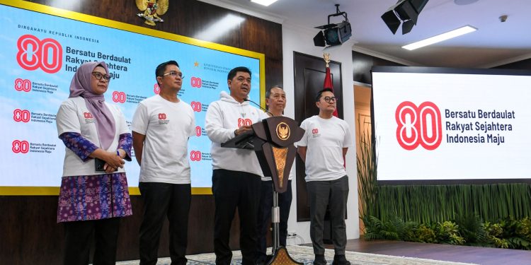 Wamensesneg Resmi Luncurkan Bulan Kemerdekaan RI ke-80: "Bersatu, Berdaulat, Rakyat Sejahtera, Indonesia Maju"