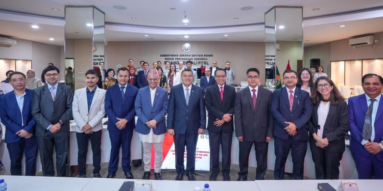 Indonesia Berbagi Kunci Modernisasi Pertanahan dengan Delegasi Nepal