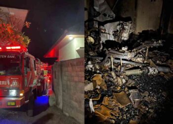 Armada pemadam kebakaran BPBD Kabupaten Bantul dikerahkan ke lokasi kebakaran rumah warga di Bakulan, Trirenggo, Bantul pada Minggu (14/9/2025) dini hari. Api berhasil dipadamkan sekitar pukul 03.30 WIB.