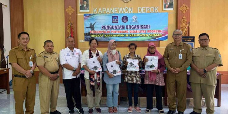 Dinsos Sleman Fasilitasi Penguatan Organisasi Penyandang Disabilitas