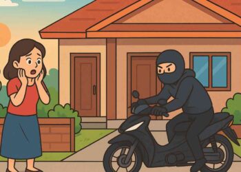 Ilustrasi Pencurian gambar