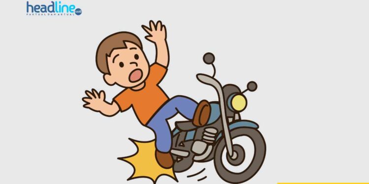 Ilustrasi gambar kecelakaan di Bantul