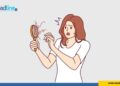 Ilustrasi gambar rambut rontok