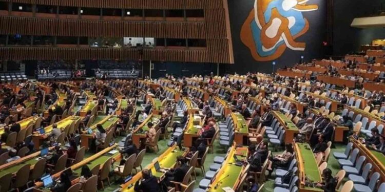 Ilustrasi sidang Majelis Umum PBB