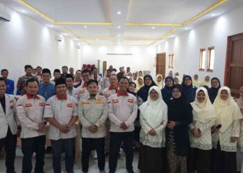 Suasana silaturahmi PWPM dan PWNA DIY bersama PDM Sleman yang berlangsung di SMK Muhammadiyah 1 Sleman
