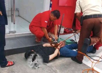 Terduga Pelaku pembobolan ATM di area SPBU Bugisan, Wirobrajan, Yogyakarta diamankan warga