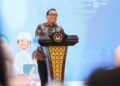 Menko PMK saat membuka kegiatan Aksi Keluarga Indonesia: Akselerasi Kolaboraksi Keluarga Indonesia dalam Rangka Mewujudkan SDM Unggul dan Berakhlak. (Foto: Kemenko PMK)