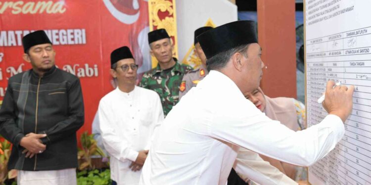 Doa Bersama di Batuputih, Bupati Sumenep Ajak Masyarakat Jaga Persatuan . MC kab sumenep